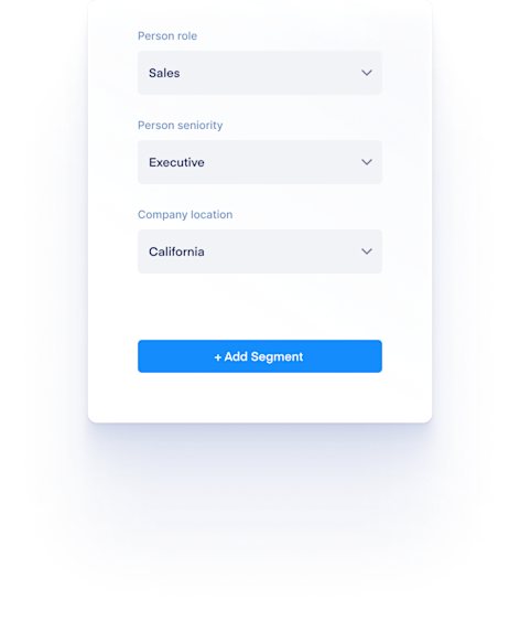 Illustration showing email targeting and segmentation workflow.
