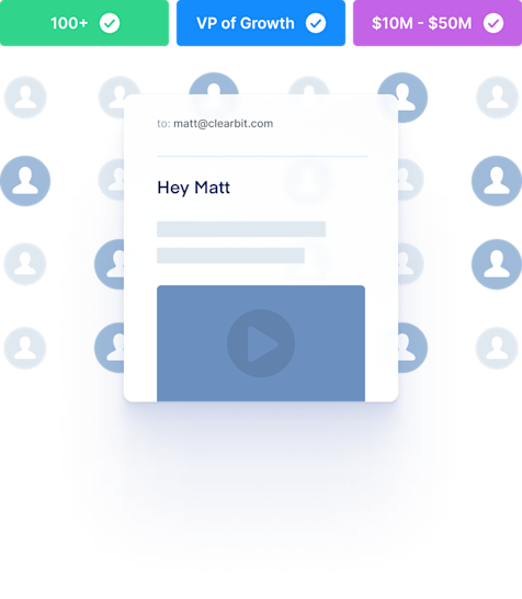 Illustration showing drafting a personalized email on a notebook.